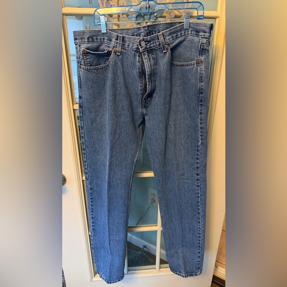 Levi's 505 Men's Straight Blue Jeans